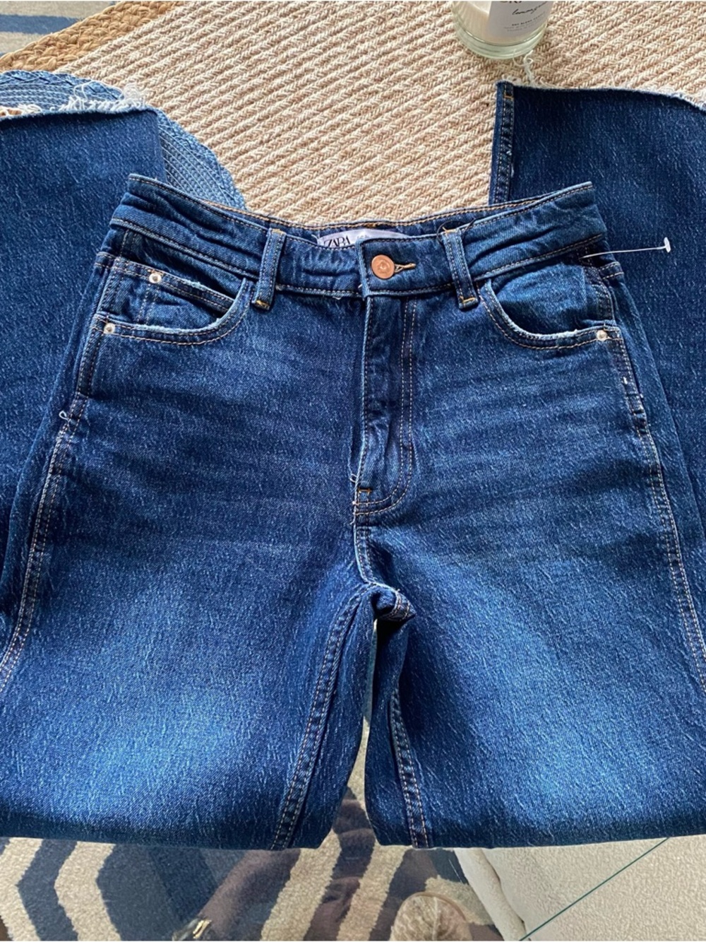 ZARA Dark Wash Ankle Length High Rise Jeans! 👖 - Picture 8 of 17